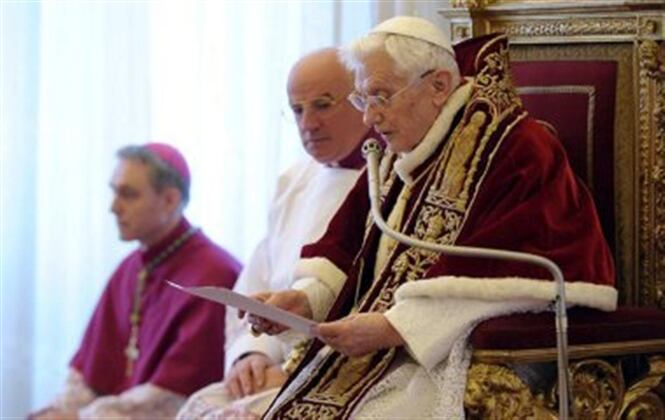 Benedicto XVI, el papa que rompió moldes renunciando al Pontificado. Foto: EFE