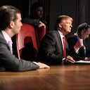 Tres de los hijos del expresidente Donald Trump, Ivanka, Eric y Donald Trump Jr., se pronunciaron este viernes tras la imputación de su padre por el caso de supuesto soborno a la actriz de cine porno Stephanie Clifford, conocida como Stormy Daniels. (Photo by Bill Tompkins/Getty Images)