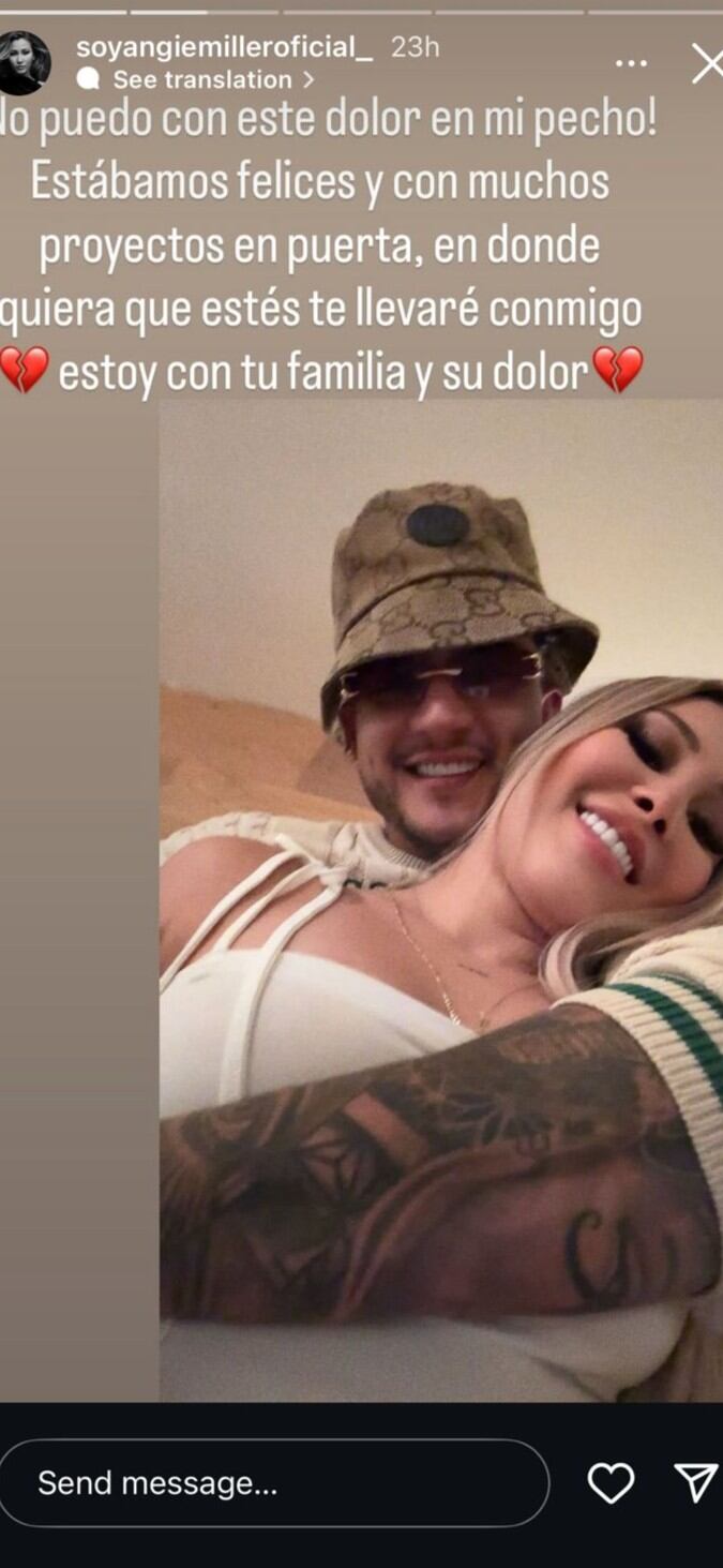 Angie Miller compartió su dolor después de la noticia del hallazgo del cadáver del cantante B King.