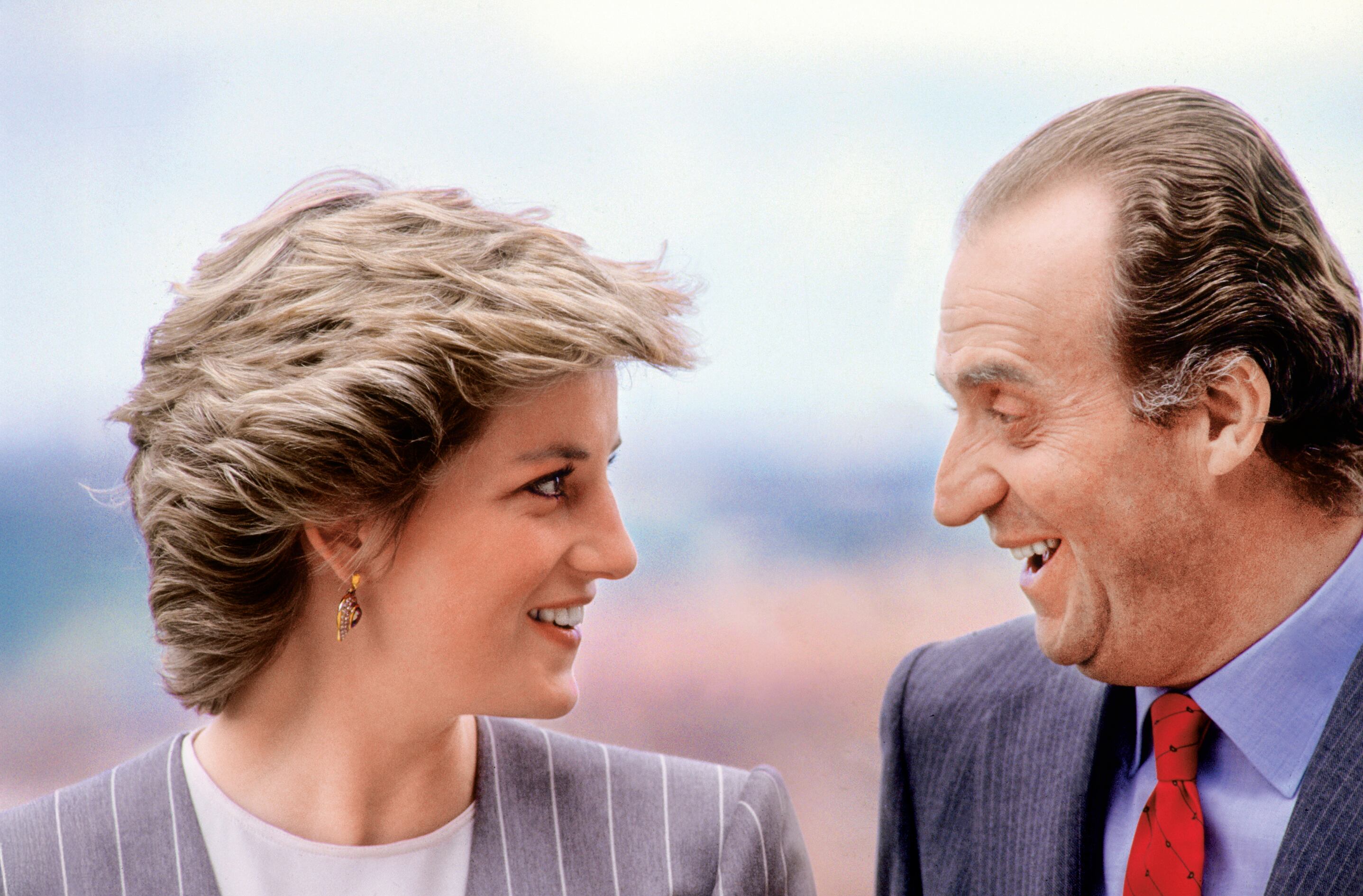 Diana y Juan Carlos en 1987. Él habla por primera vez sobre el runrún de que fueron amantes.