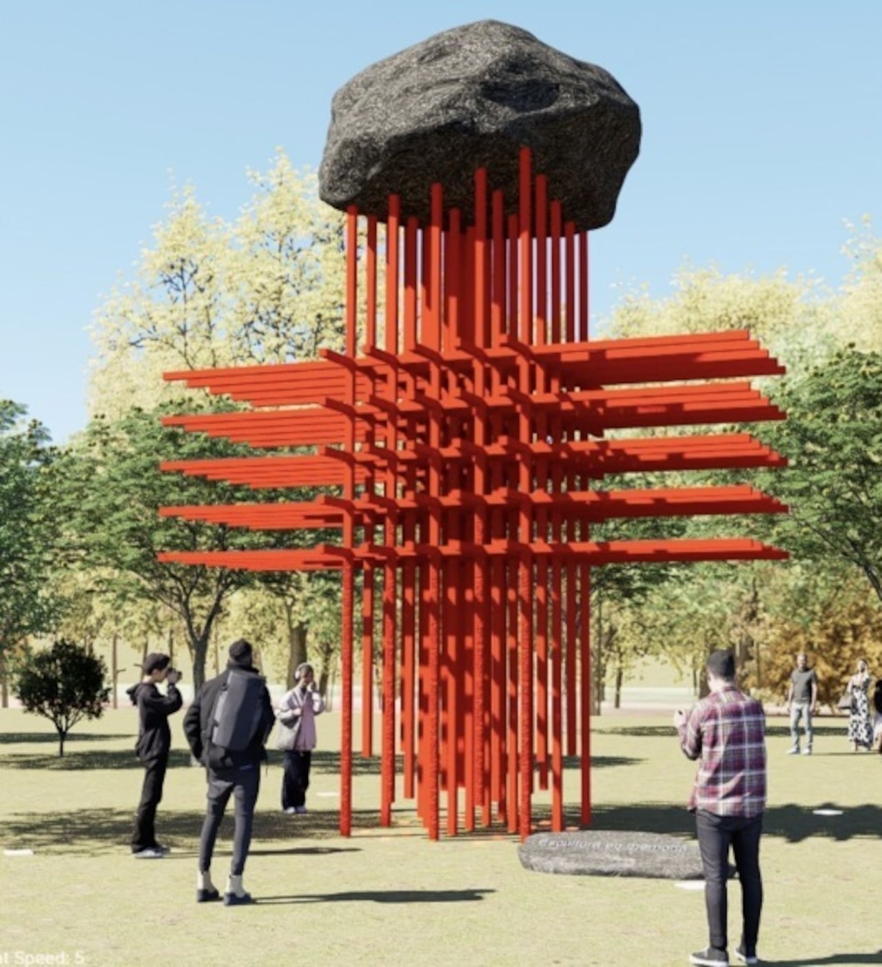 Umbral, homenaje a los médicos.