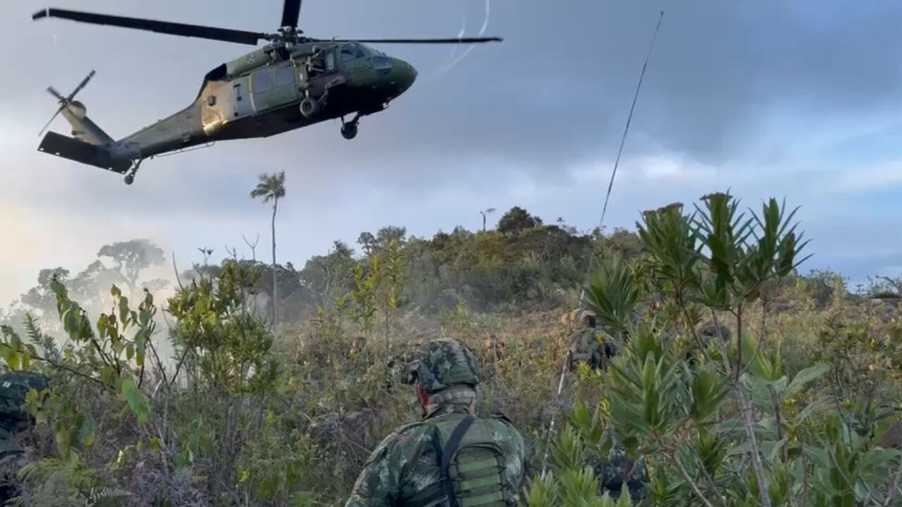 Operaciones militares en el Cauca.