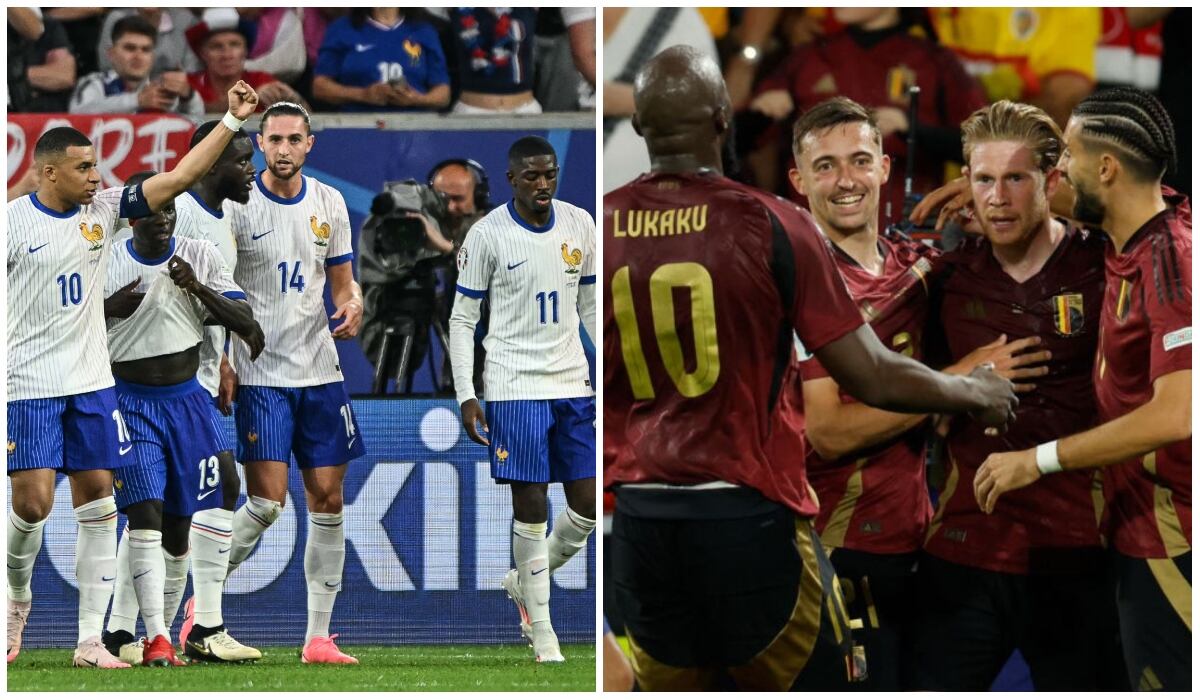 Francia vs. Bélgica es uno de los duelos más destacados de los octavos de final de la Eurocopa 2024.