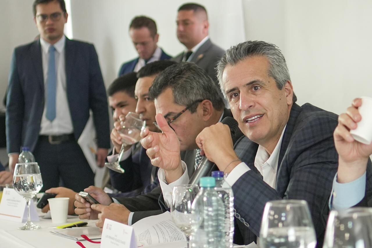 Luis Fernando Velasco. FOTO: Cortesía Ministerio del Interior