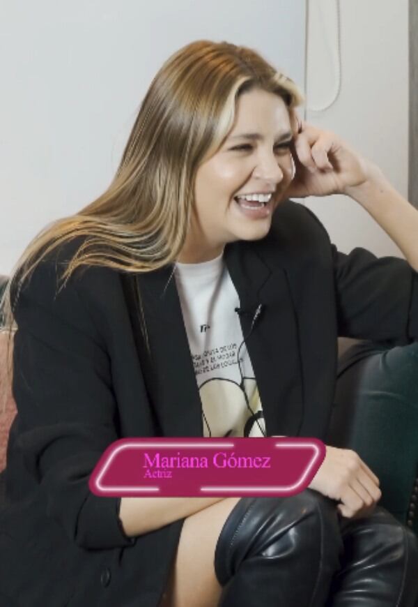 La actriz habló de sus inicios en la televisión.