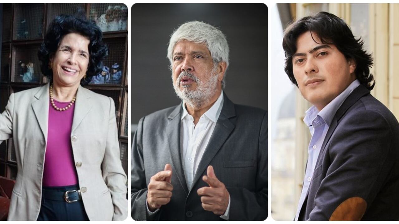 Adelina Covo, Germán Umaña y Nicolás Petro.