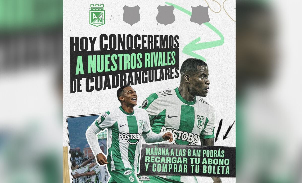 La imagen de Nacional que generó dudas en el sorteo.