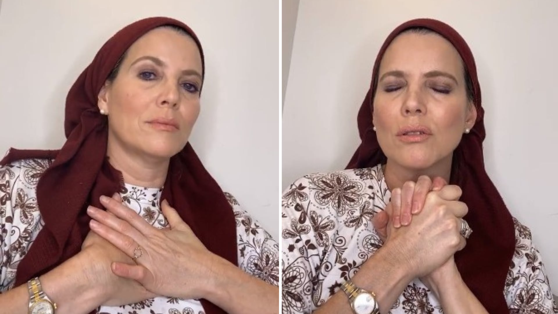 La actriz colombiana Maritza Rodríguez, conocida como Sarah Mintz,