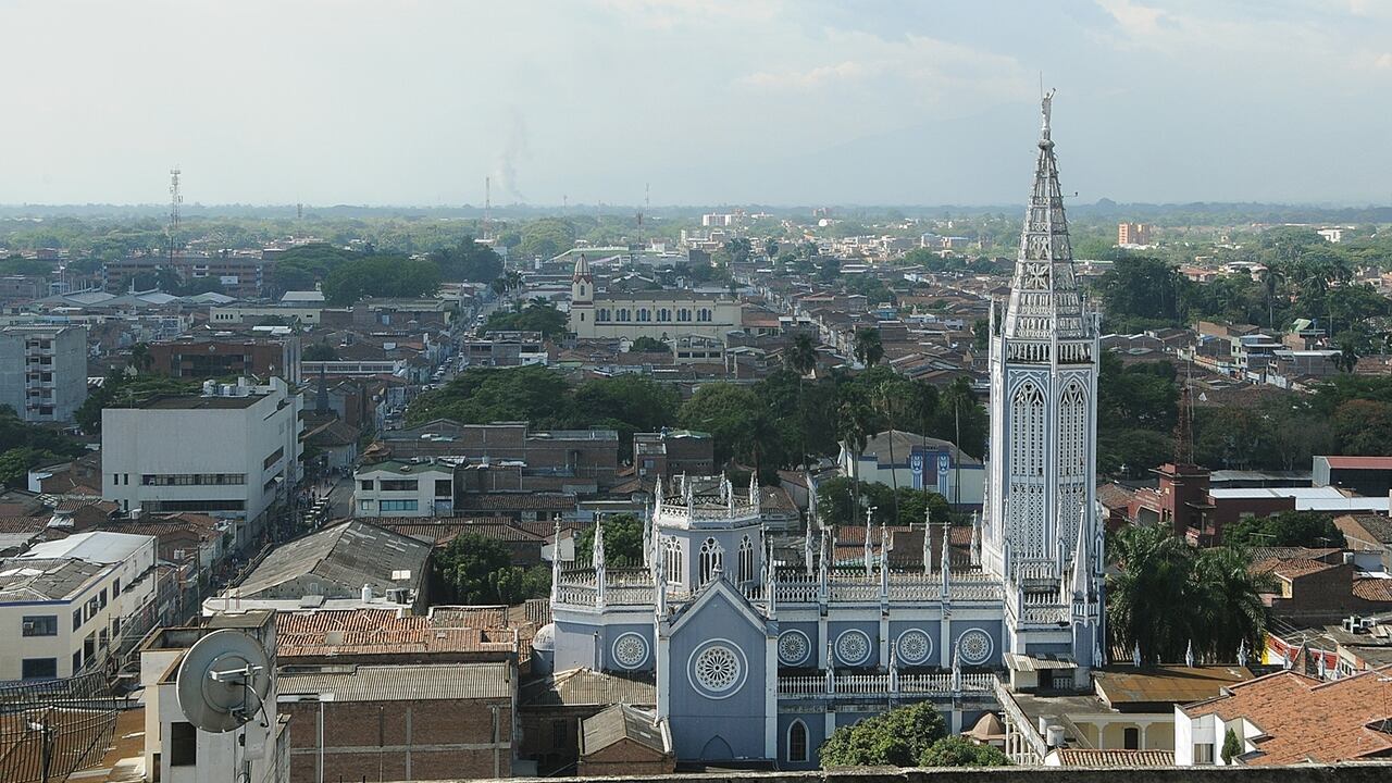 Panorámica de la ciudad de Palmira.