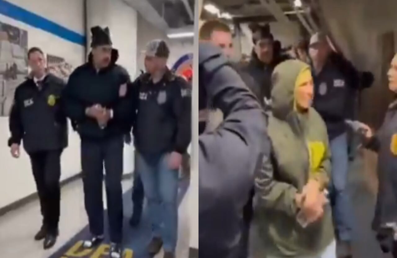 Estas son las primeras imágenes de Maduro y su esposa en la DEA.