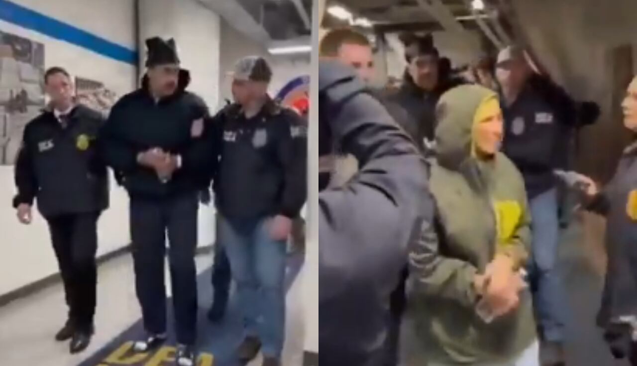 Estas son las primeras imágenes de Maduro y su esposa en la DEA.