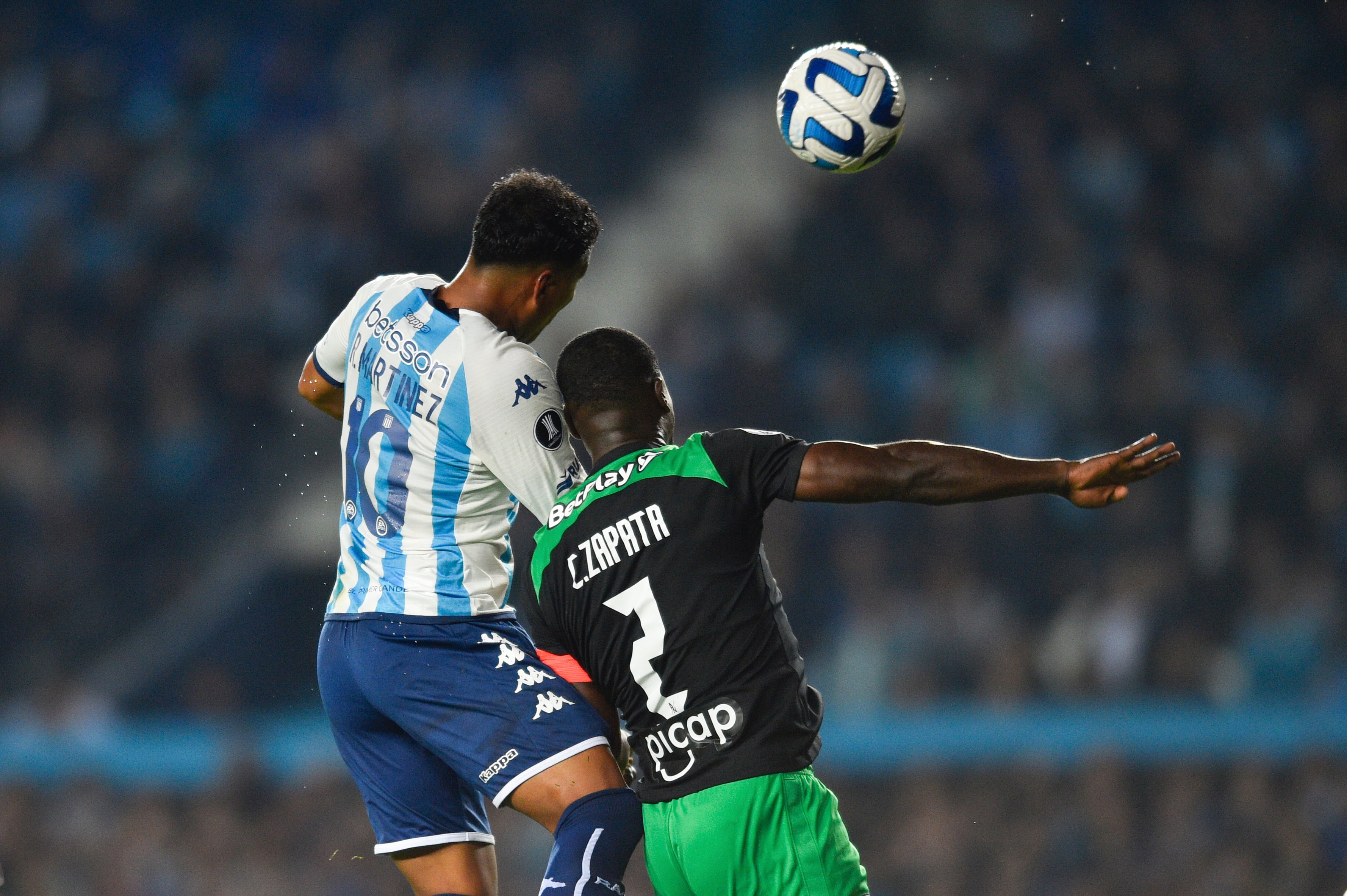 Roger Martínez marcó un gol en Libertadores.