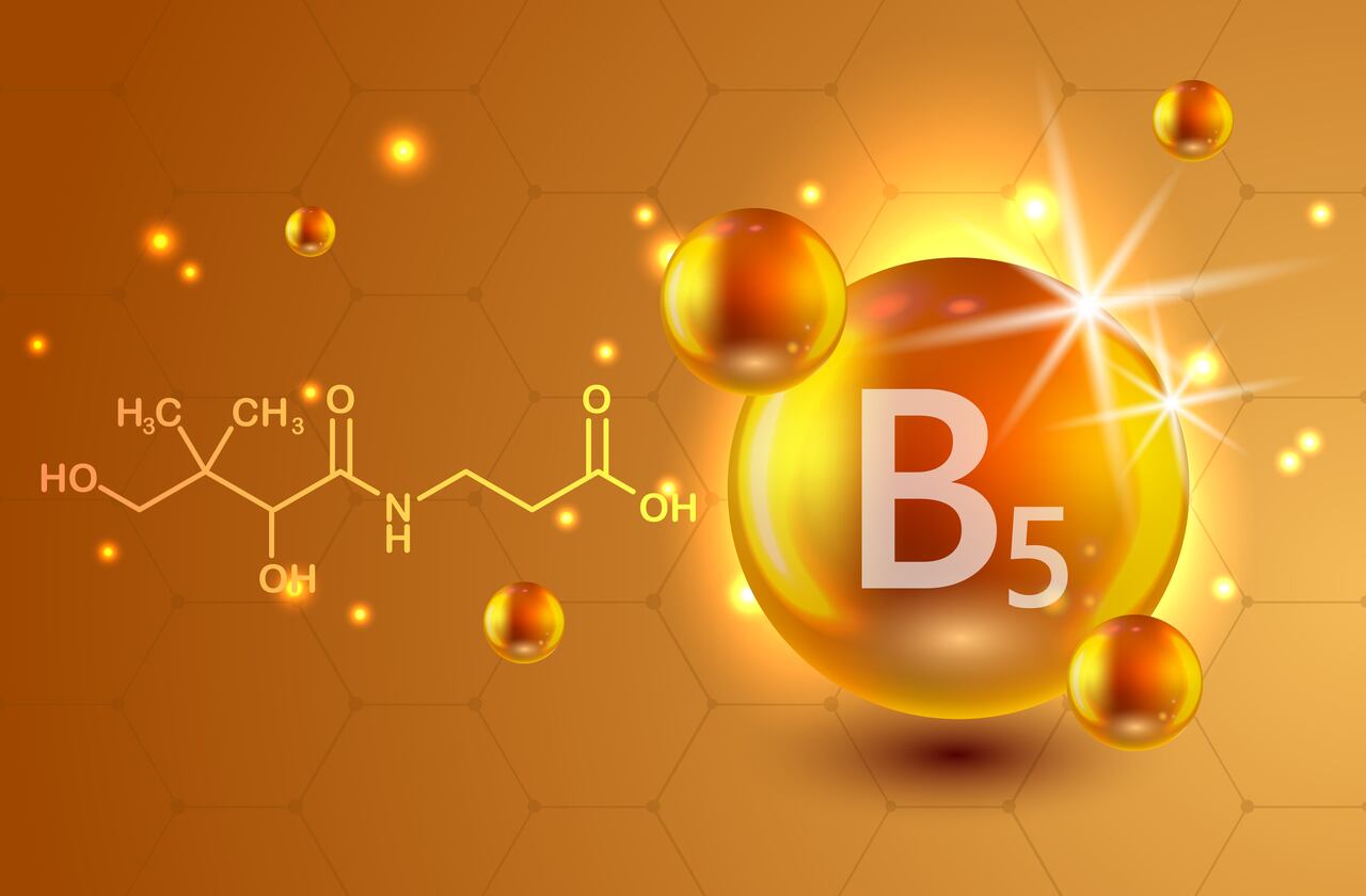 La vitamina B5 es fundamental para desarrollar el crecimiento.