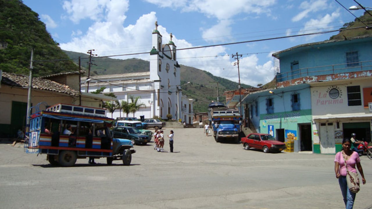Centro de Uramita, en Antioquia.