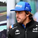 El español sufrió un choque en la primera vuelta del GP de Bélgica.