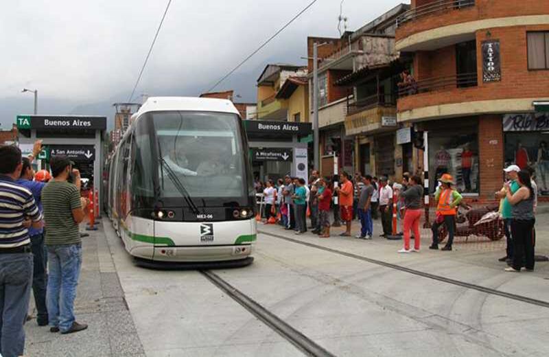 la obra del tranvía fue financiada por la ciudad en su totalidad.  / Reportaje gráfico: Pablo Andrés Monsalve