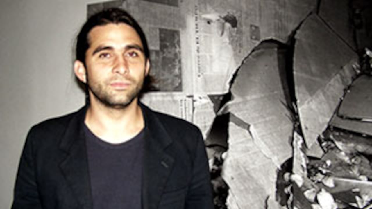 El artista François Bucher.