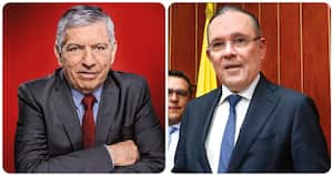 César Gaviria y Efraín Cepeda.