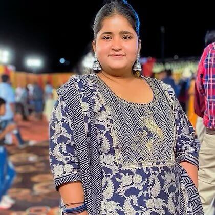 Imagen de Yashtika Acharya, difundida por medios en India.