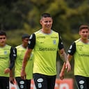 James Rodríguez en su primer entrenamiento como jugador de Atlético Nacional
