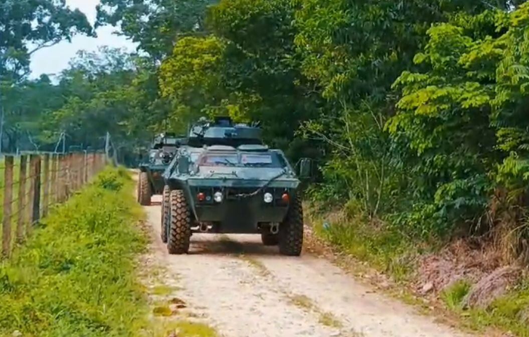 Los soldados se han desplazado por varias zonas de la región.