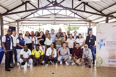 Desde Tumaco, la Agencia de Estados Unidos para el Desarrollo Internacional (USAID) anunció que implementará el Programa de Derechos Humanos para la 
 Paz, en veinte municipios de Colombia. Foto: Usaid