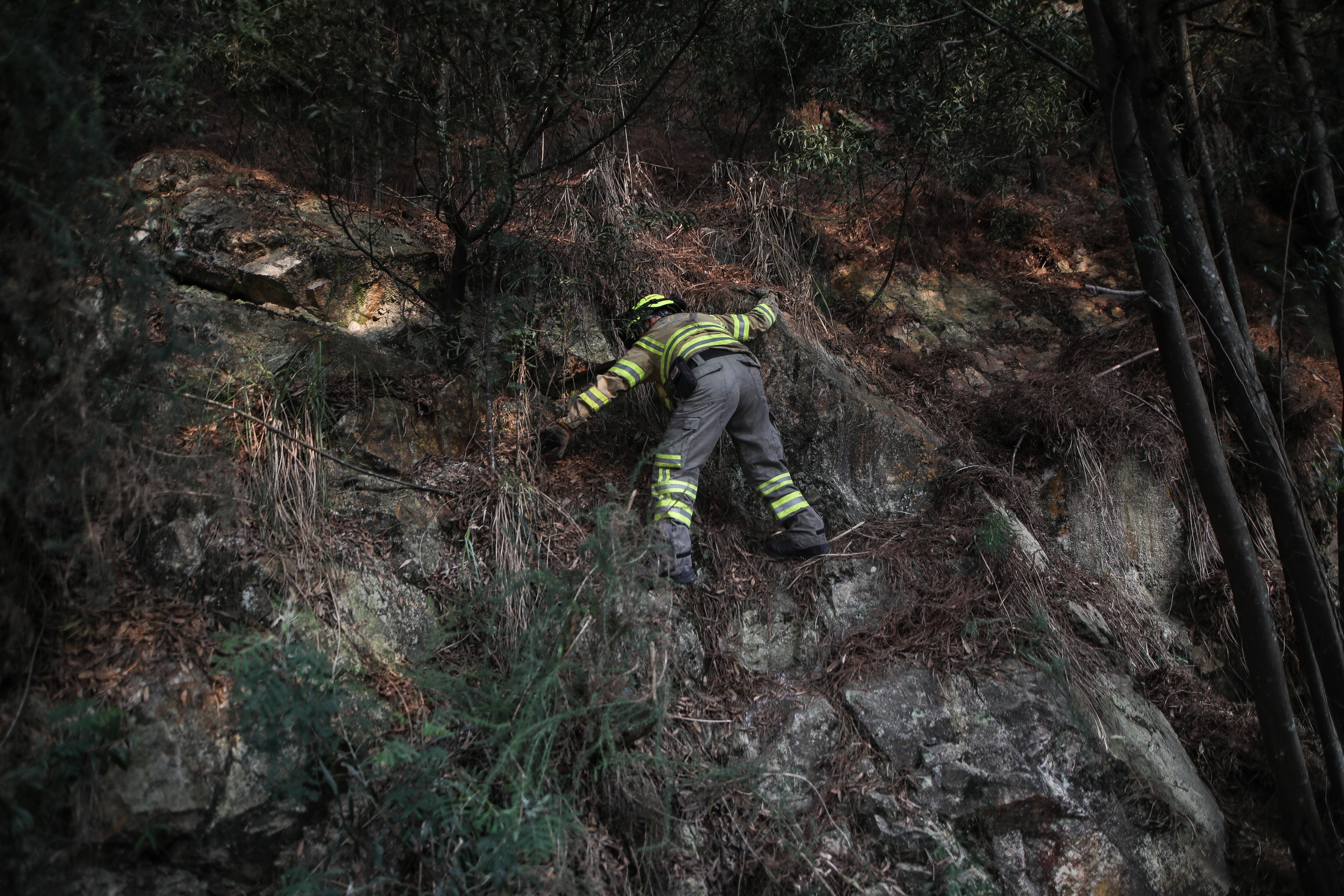 Imágenes aéreas de los incendios en la ciudad de Bogotá