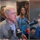 Álvaro Uribe y Abelardo De La Espriella.