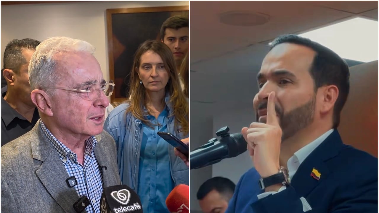 Álvaro Uribe y Abelardo De La Espriella.