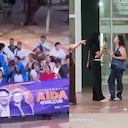Juliana Guerrero fue vista cerca de un plantón a favor de Iván Cepeda en la UPC.