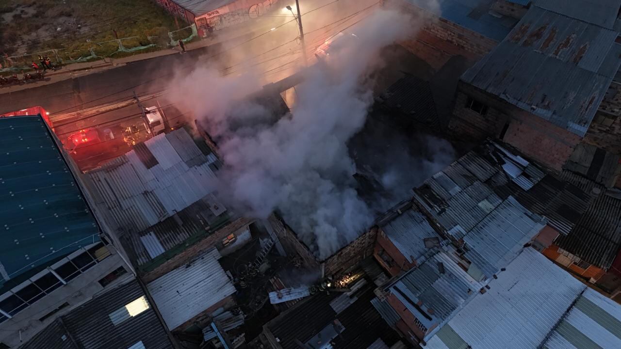 Esta es otra emergencia ocurrida en Bogotá.