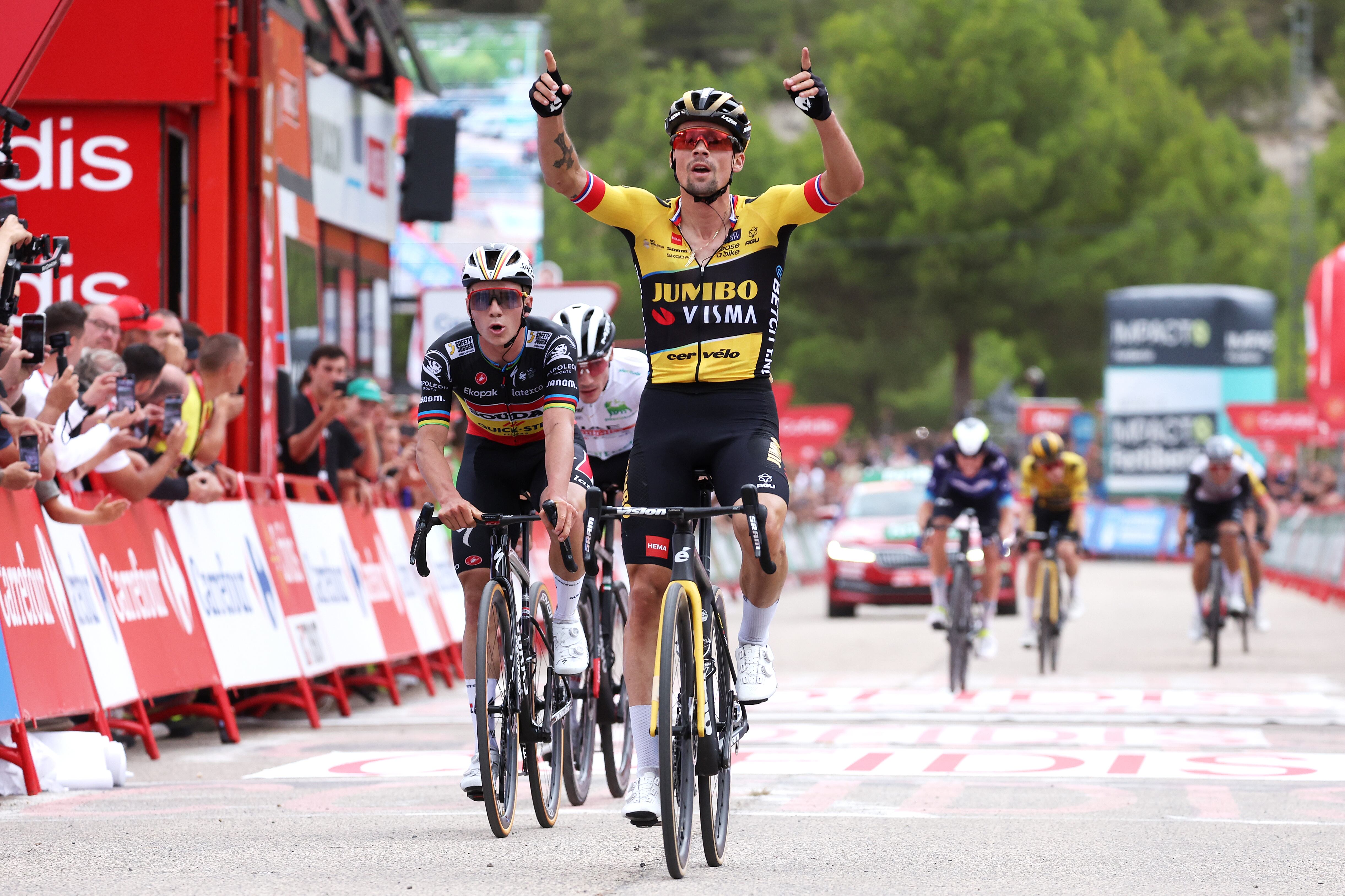 Primoz Roglic, ganador de la etapa 8