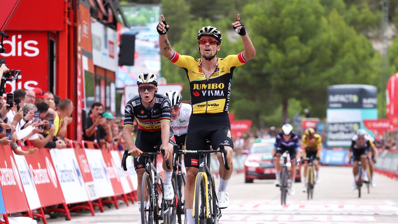 Primoz Roglic, ganador de la etapa 8