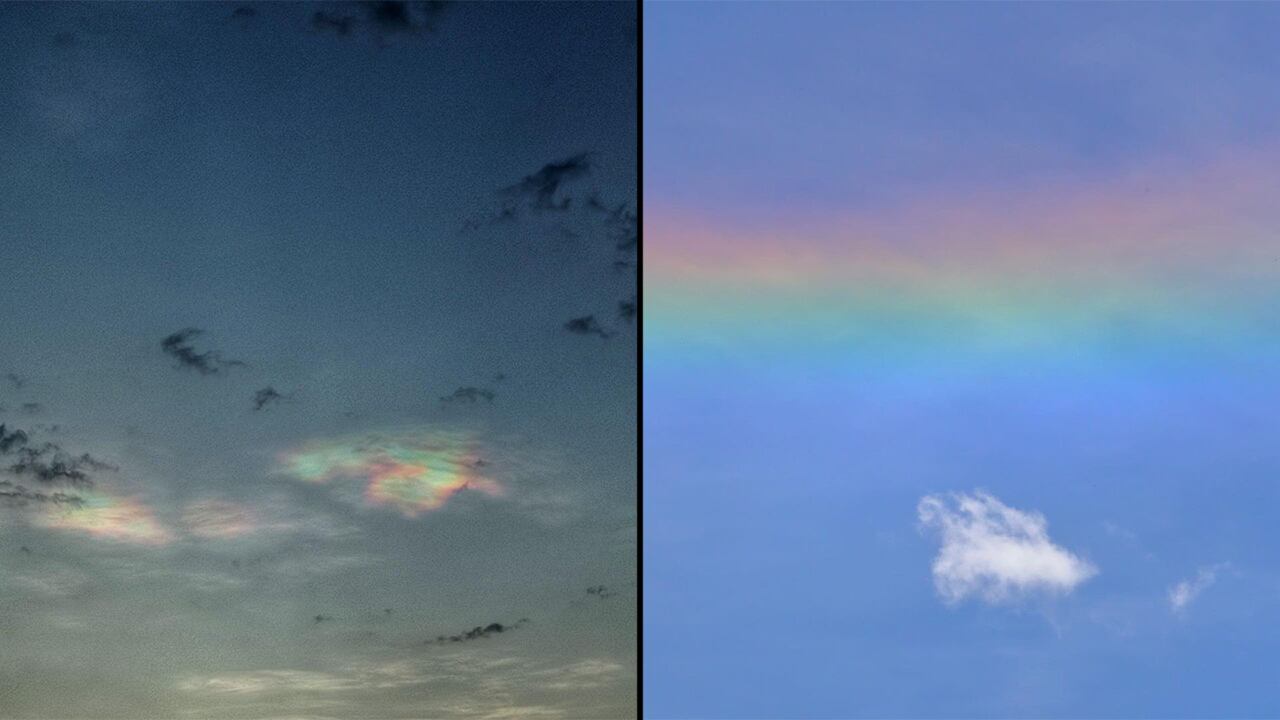 Un fenómeno no muy frecuente se presentó en los cielos.