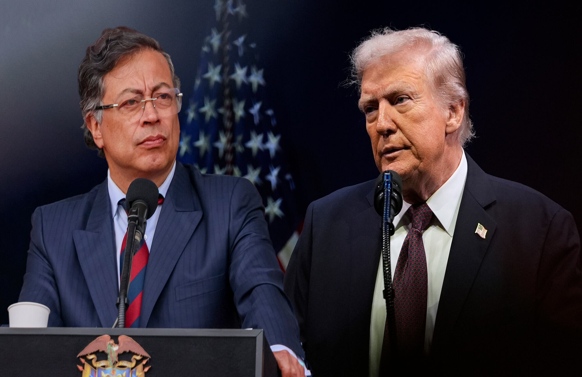 Donald Trump Gustavo Petro