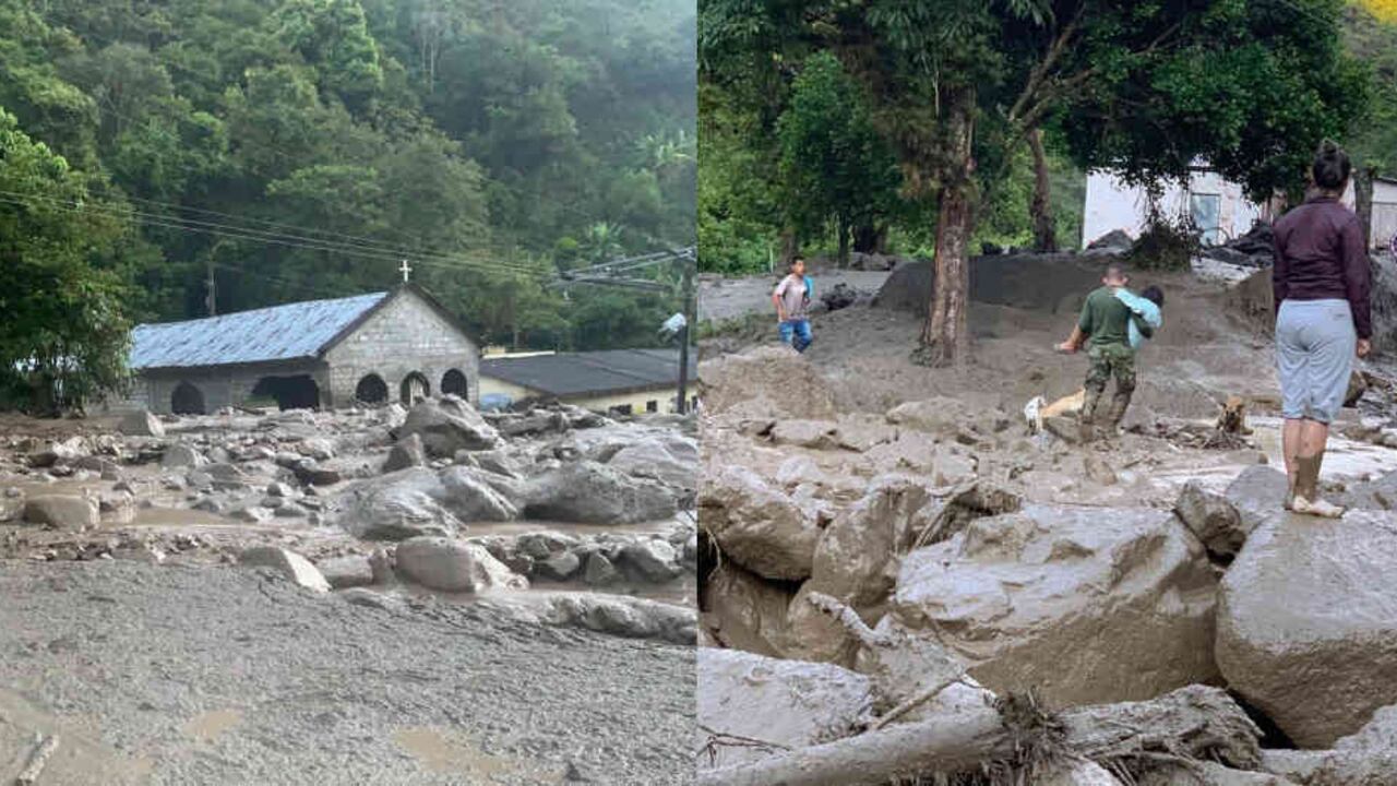 El desbordamiento de la quebrada habría dejado 30 familias damnificadas, una familia desaparecida y varias viviendas arrasadas.