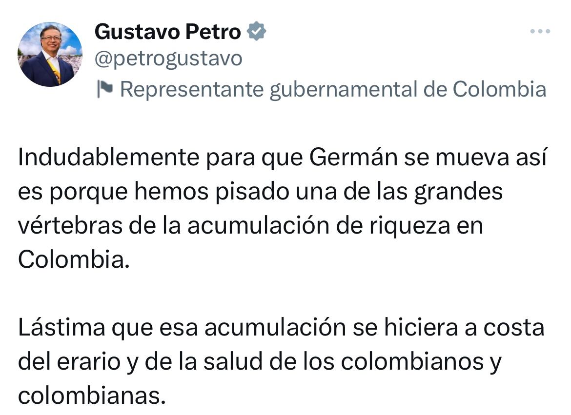 Trino presidente Gustavo Petro