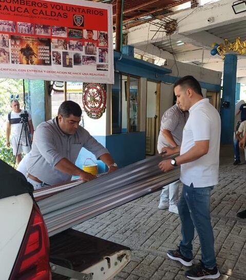 Afectaciones por fuerte aguacero en Caldas