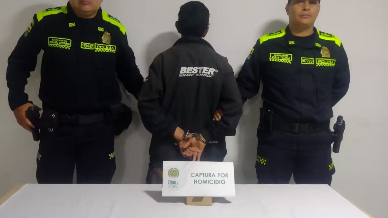 El sujeto fue capturado en medio de un plan candado hecho por la Policía.