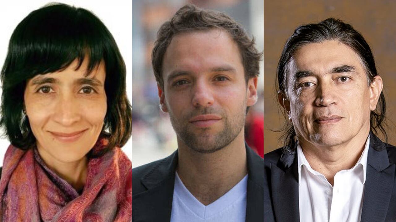 Susana Muhamad,Luis Ernesto Gómez y Gustavo Bolívar