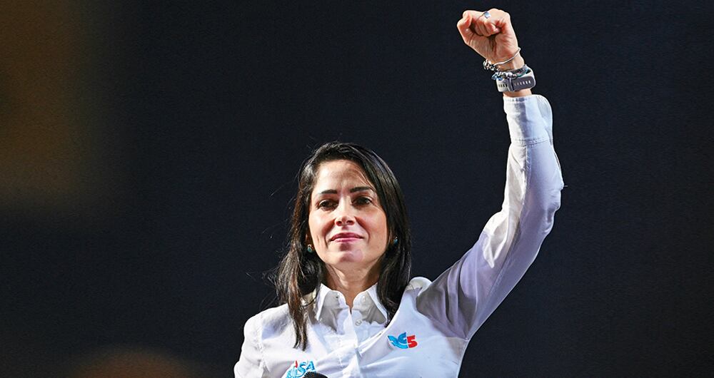 Luisa González, candidata a la Presidencia de Ecuador.