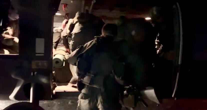 Desplazamiento de integrantes del Esmad hacia el municipio de Tarazá