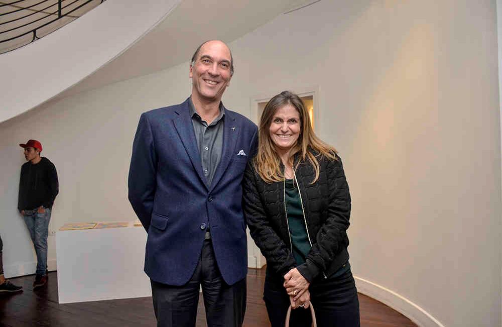 Juan Carlos Rojas y Denise Camhi.