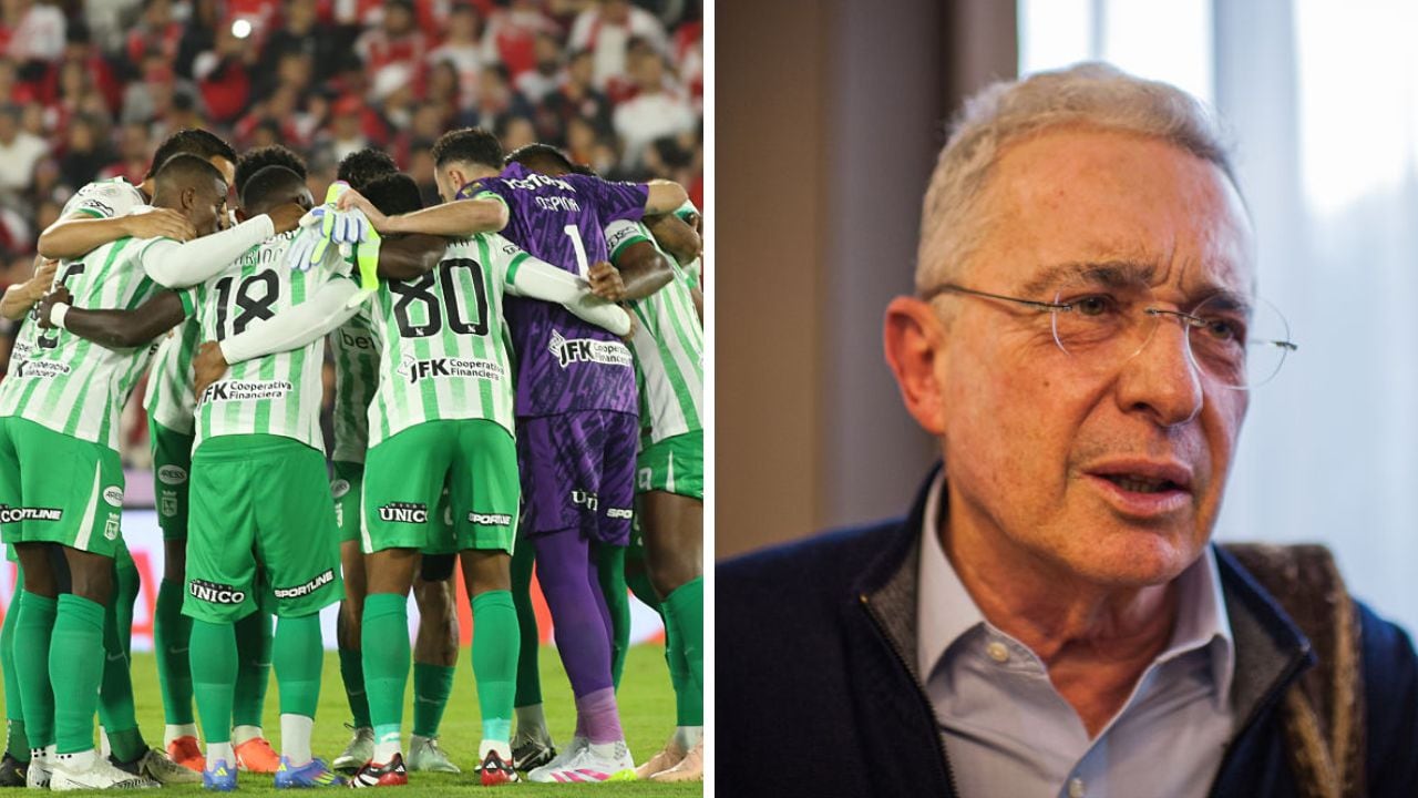 Jugador de Nacional aparece en foto con Álvaro Uribe.