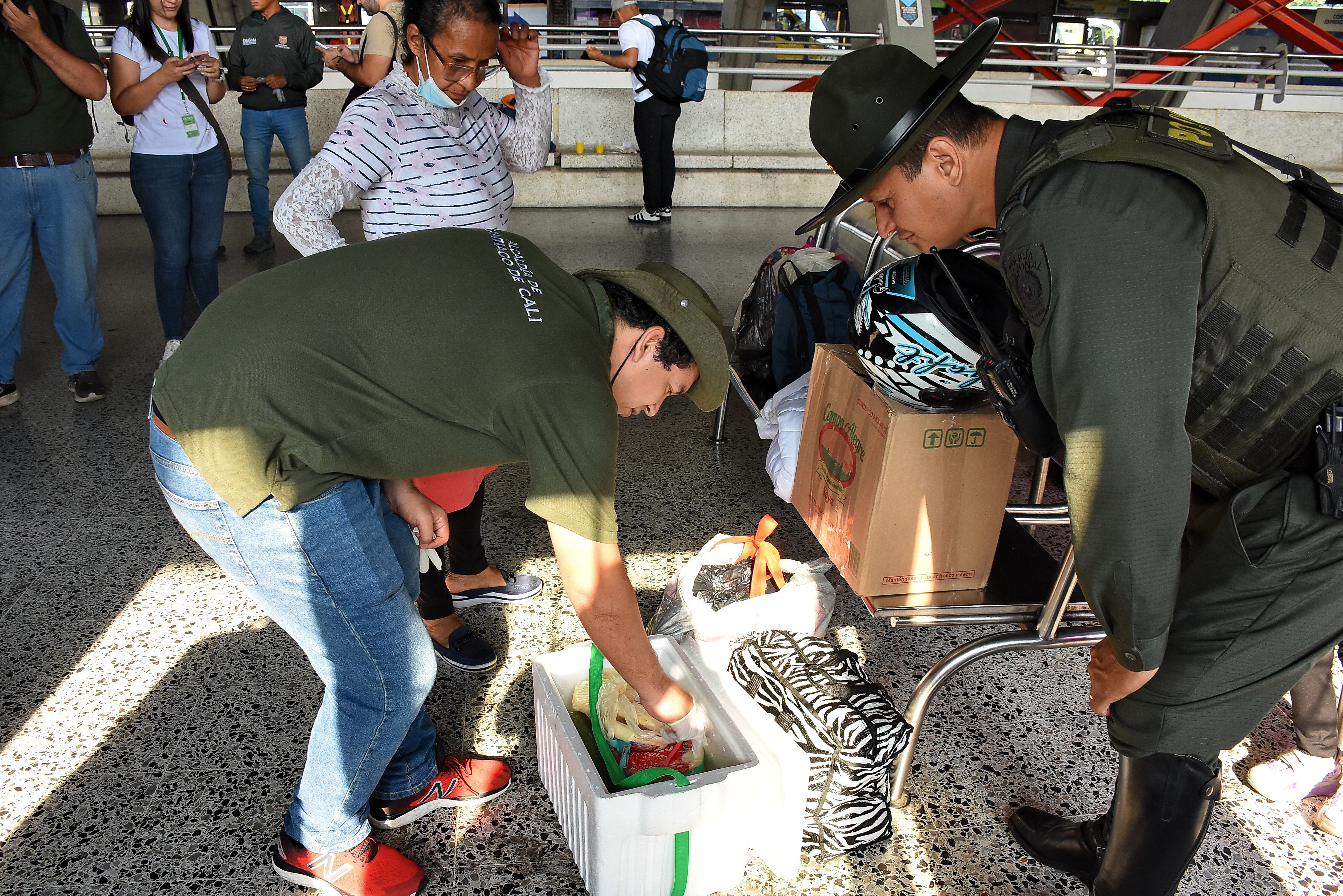 Autoridades se toman el Terminal de Cali para evitar tráfico de fauna en esta Semana Santa.