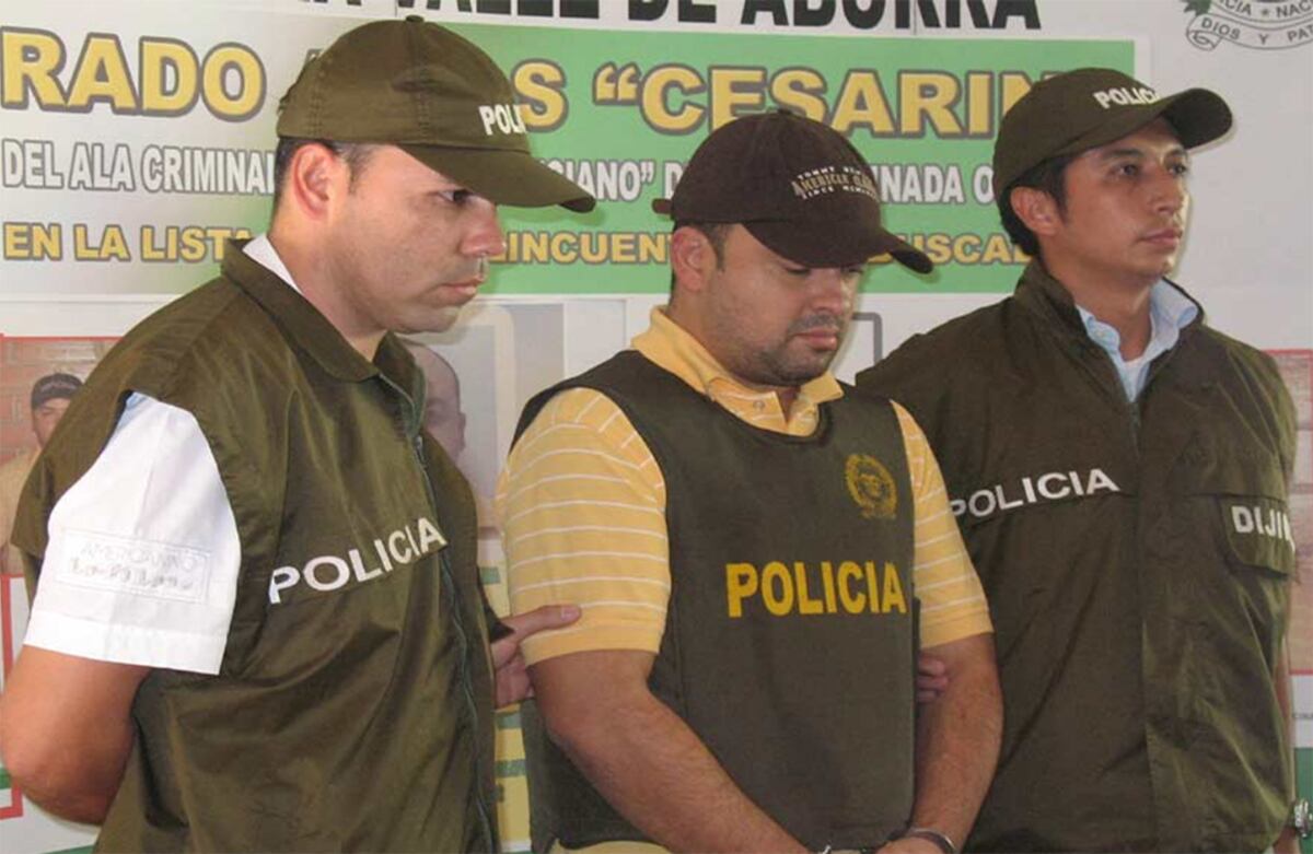 1.179 capturados en 2014. Mayo 11: Hernán Giraldo, alias Cesarín. Jefe de la Oficina de Envigado.