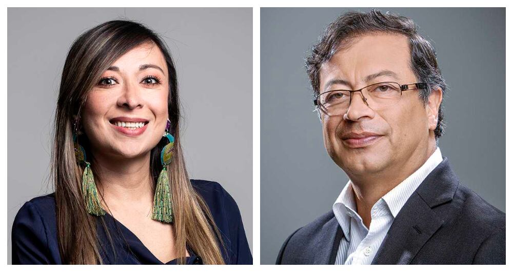 Petro saludó a la abuelita de Miranda para sumarla a su campaña.