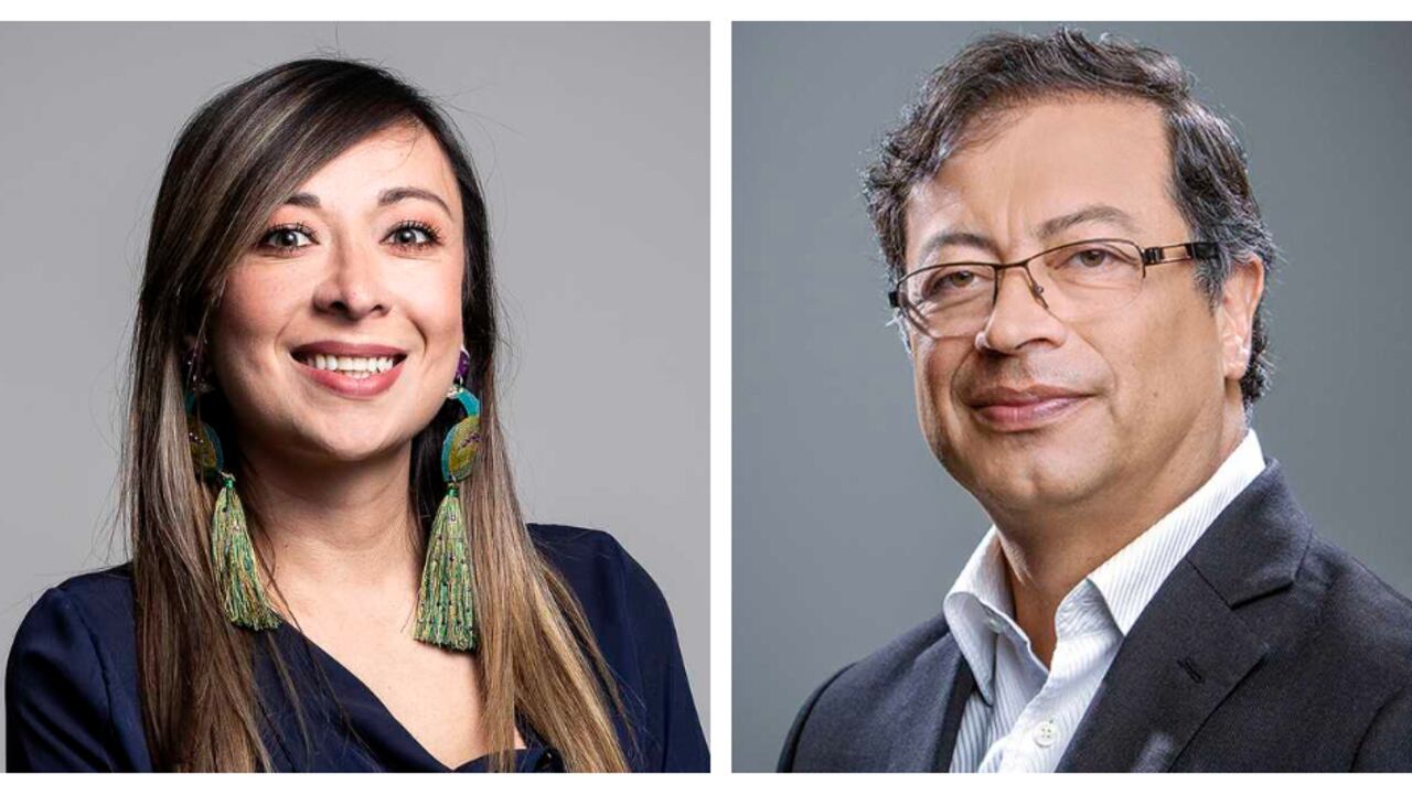 Petro saludó a la abuelita de Miranda para sumarla a su campaña.