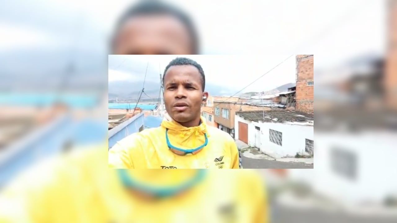 El atleta colombiano Carlos Andrés Sanmartín