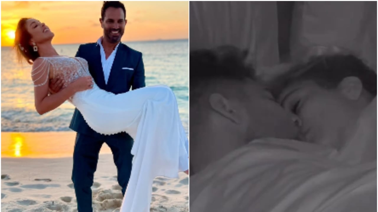 Nataly Umaña y Alejandro Estrada estarían pasando por un mal momento por el romance de la actriz con Melfi en la Casa de los Famosos.